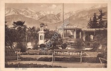 Cartolina - Postcard - Arco - Trento - Giardino - gazebo - 1926