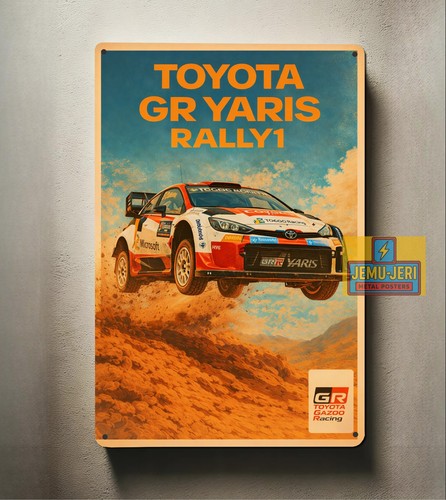 Poster metallo per auto - in,