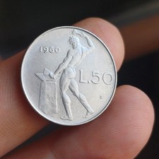 50 LIRE VULCANO 1960 NON