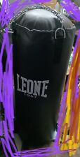  Sacco da Boxe LEONE 1947 Basic 30 KG Boxe, Kick, Thai colore nero