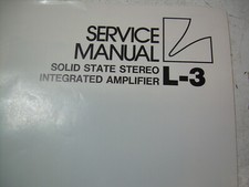 Luxman manuale di servizio
