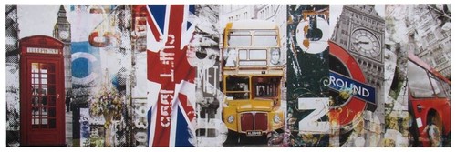 Quadro tela londra mix - quadro,