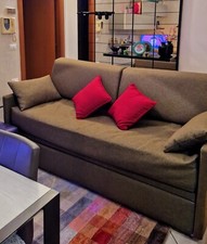 Divano Letto 3 Posti. In Ottime Condizioni. Tessuto completamente Sfoderabile. 