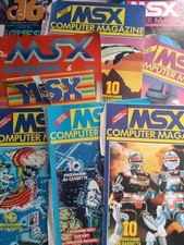MSX COMPUTER MAGAZINE LOTTO 9 RIVISTE VINTAGE VIDEOGIOCHI 70 80 M N