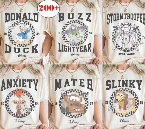Disney all characters shirt - disney,