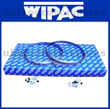 LAND ROVER DEFENDER GHIERE FARO ACCIAIO INOX UNA COPPIA WIPAC STC3018SS