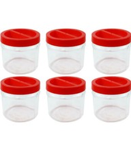 6 Pezzi VASO IN VETRO ORTES