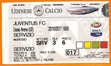 C2205- Vecchio BIGLIETTO PARTITA CALCIO- 2017 UDINESE VS JUVENTUS 