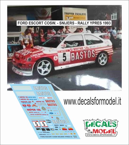 Decals ford escort gr a - ford,