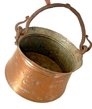 Bollitore pentola rame piede