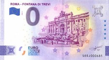 Banconota 0 euro Roma Fontana