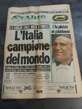 La Gazzetta Dello Sport Stadio 12 Luglio 1982