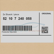 2x Originale BMW 52107240058 -