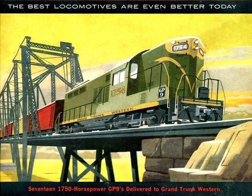Grand trunk western - grand, gp9