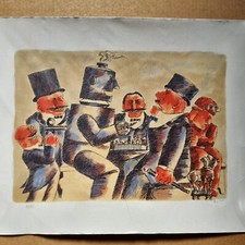 Franz Borghese - Litografia originale numerata e firmata