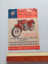 MV Agusta 175 C.S. Sport 1955 depliant italiano originale