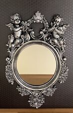 Specchio da parete effetto barocco angelo specchio argento stile antico specchio bagno stile liberty