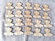 Bomboniera sacchettino calamita baby elefantino legno personalizzato