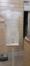 MANICHINO BUSTO UOMO PVC IDEALE PER VETRINE ED ESPOSIZIONE