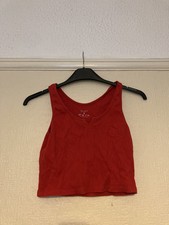 Top donna Primark rosso taglia