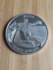 20 Dollars Silver Liberia