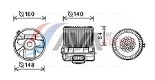 AVA electric blowing motor for