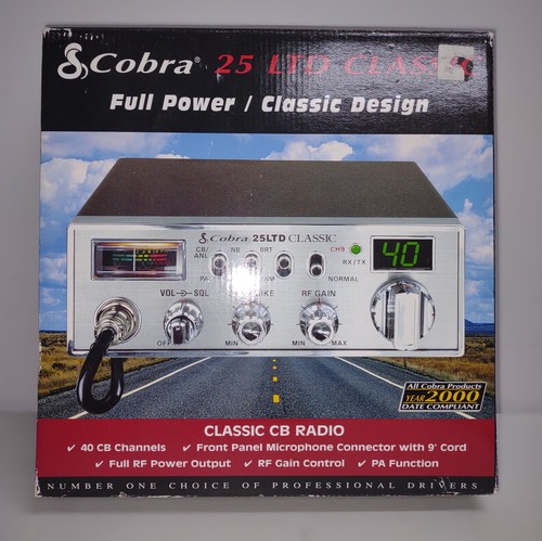 Radio cobra ltd classic - radio, 25