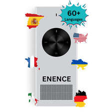 Enence PRO | Traduttore Istantaneo, Traduttore Portatile Bidirezionale per 60+ Lingue