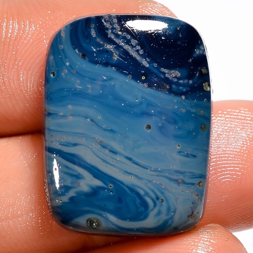 Agata blu naturale forma - agata,