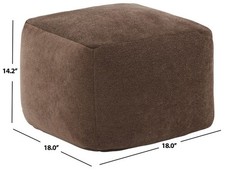 Safavieh samuels boucle pouf - safavieh,