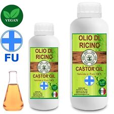 Olio di Ricino F.U. puro 100% grado cosmetico flaconi da 1 & 5 Litri