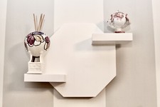 Mensola legno ottagonale fatta