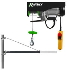 Paranco elettrico 100/200Kg 12/6mt Montacarichi con supporto a bandiera Ribimex