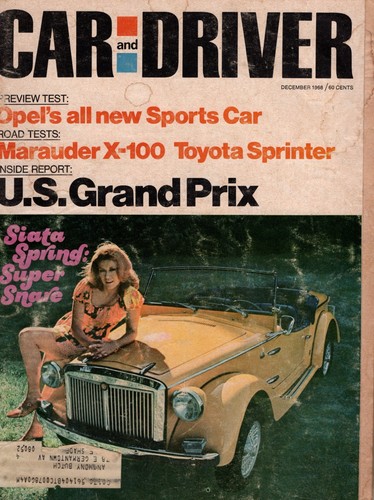 Car driver december 1968 - december,