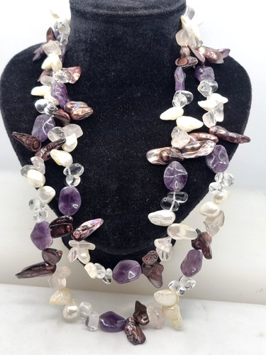 Collana perle coltivate - ,