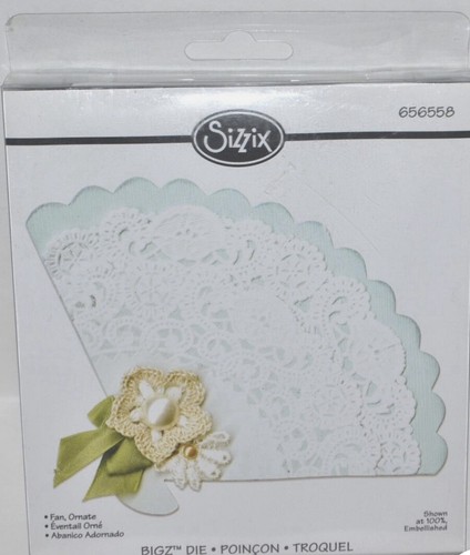 Sizzix bigz die fan ornato - bigz, fan,