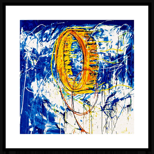 Mario schifano serigrafia - schifano- ,