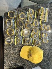 LOTTO 27 Nike Livestrong Live Strong Braccialetti Giallo Ciclismo Lancia Armstrong Cappello