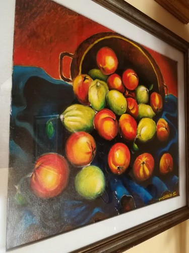 Quadro olio tela dipinto - , 60x50