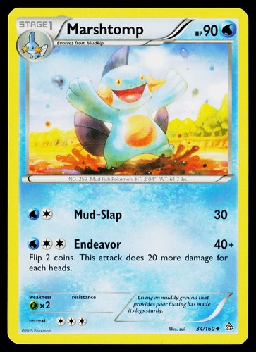 Pokemon marshtomp 160 non - marshtomp, 34/160