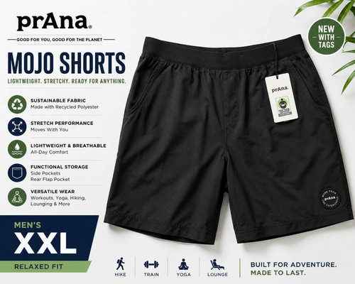 Pantaloncini prana mojo uomo - prana,