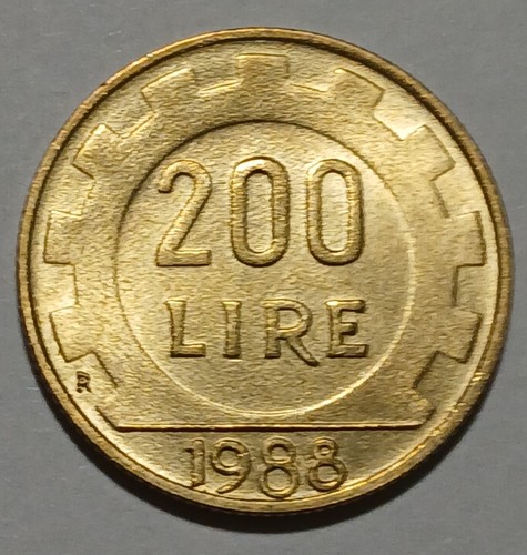 Repubblica italiana 200 lire - italiana,