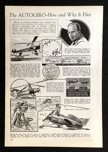 1935 autogiro giroscopio - 1935,