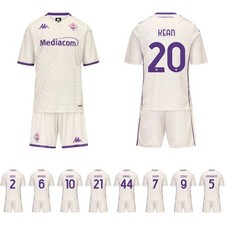 Completo Bambino 2a Maglia Gara AWAY FIORENTINA 2025/26 Kappa Kean Albert Dzeko