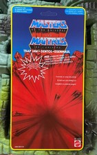 TRAP JAW Dentos  yellow Border France Custom Card MASTERS OF THE UNIVERSE MOTU