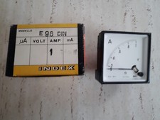 Amperometro da quadro 1 Ampere Index modello E 96 DIN 