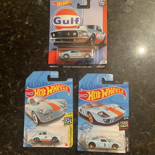 Hot wheels gulf - wheels, mustang