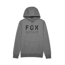 FOX Felpa con Cappuccio Non Stop grigia casual motocross