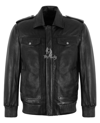 Giubbotto bomber uomo - , pelle