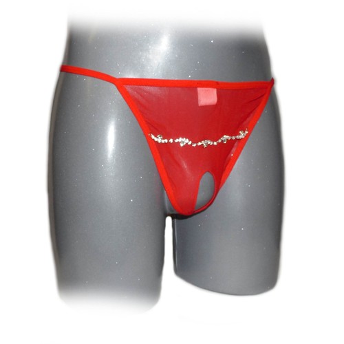 Perizoma aperto con - , strass